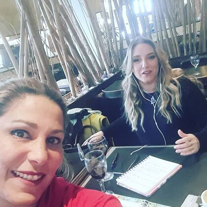 Preproducción Radio Fm Led con Paula Bernini